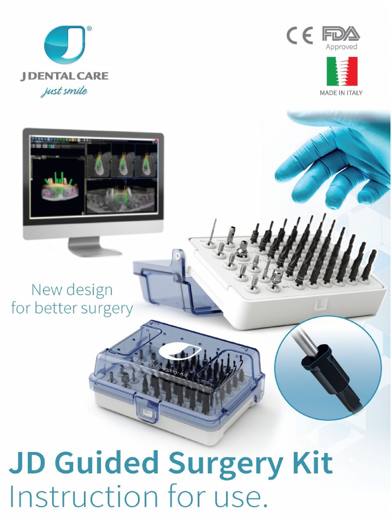 JD Guided Surgery Kit Instruction For Use | PDF | Dental Implant | Surgery