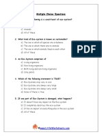 Multiple Choice Questions: 1. Which of The Following Is A Constituent of Eco-System?