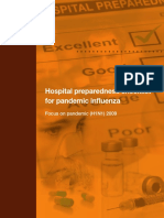 Hopsital Preparedness Checklist for Pandemic Influenza