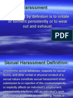 Sexual Harrasment