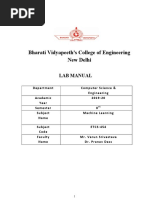 Lab Manual ML Final