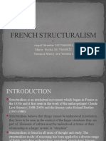 French Structuralism: Angel Iskandar 20170600003 Maria Sisilia 20170600022 Verencia Mercy 20170600011