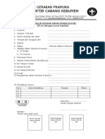 Pramuka - Kebumenkab.go - Id.081019 Formulir Pendaftaran KMD Dan KML