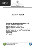 Activity Design