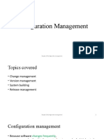 Configuration Management: Change Management, Version Control, Release Management