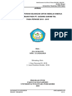 Jurnal: Artikel Skripsi Universitas Nusantara PGRI Kediri