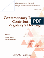 Contemporary Russian Contributions To Vygotsky's Heritage