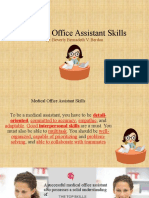 Medical Office Assistant Skills