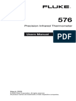 Precision Infrared Thermometer: Users Manual