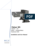 Pulsar MX: 5000 RT - UPS EXB RT - Extended Battery Transformer 5000