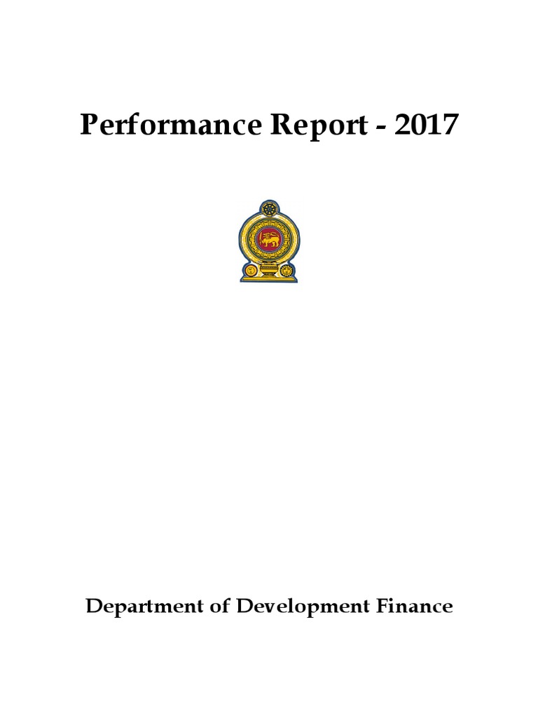 2017 Development Finance Performance Report | PDF | Microfinance ...