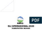 SLI Operasional-2020 untuk Kabupaten Bungo