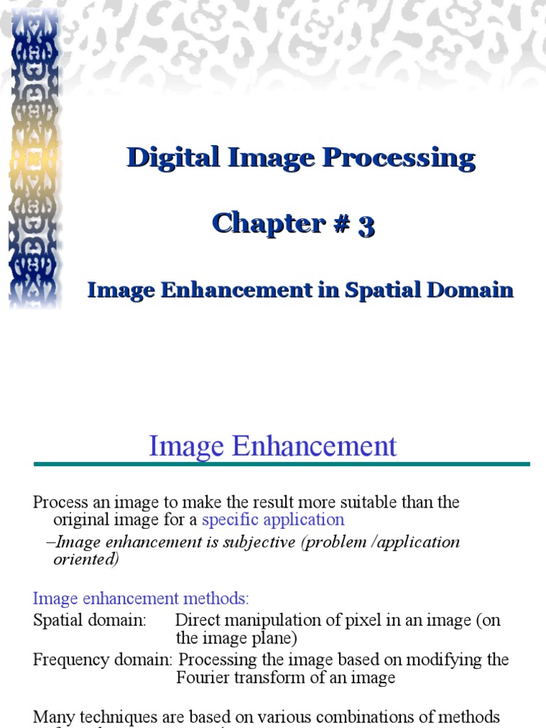 Digital Image Processing Chapter # 3 | Download Free PDF | Logarithm ...