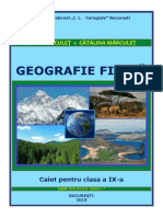 Geografie Fizica. Caiet Pentru Clasa a I