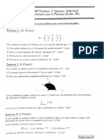 Examen Outils Mathématiques Pour La Physique 18-19