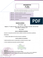 Matemática 8o ano: Monômios e polinômios