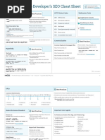 The Web Developer's SEO Cheat Sheet: Important HTML Elements Webmaster Tools Best Practices