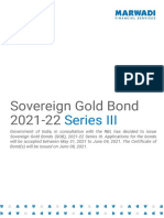 Sovereign Gold Bond 2021-22: Series III