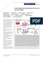 3. Prognostic value of early leukocyte fluctuations for recovery from traumatic spinal cord injury