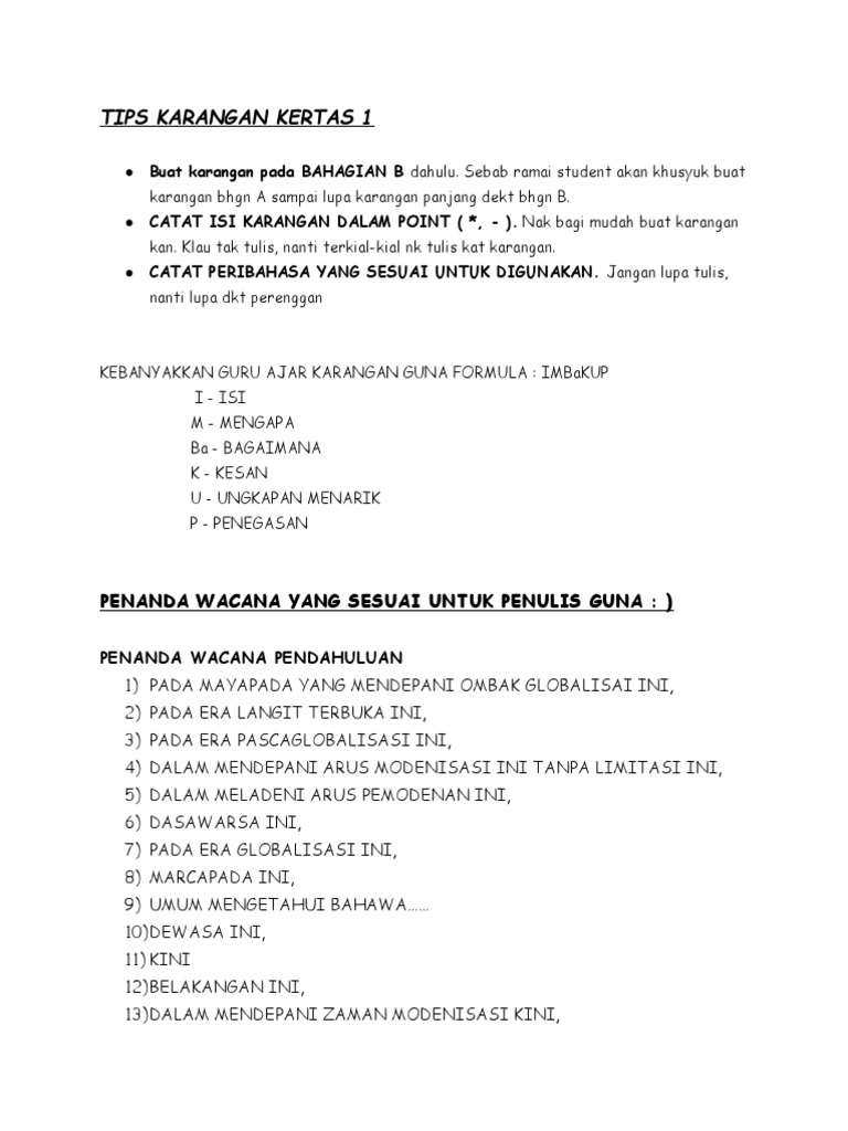 Penanda Wacana Terbaik Pdf