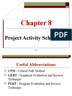 Project Activity Scheduling: Zahid