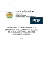 Guidelines For Special Schools Revised 2014
