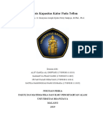 Analisis Ekpansi Termal Pada Teflon Polytetrafluoroethylene (PTFE)