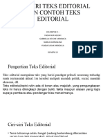 Ciri-Ciri Teks Editorial Dan Contoh Teks Editorial