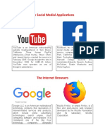 Internet Browsers and Social Media App