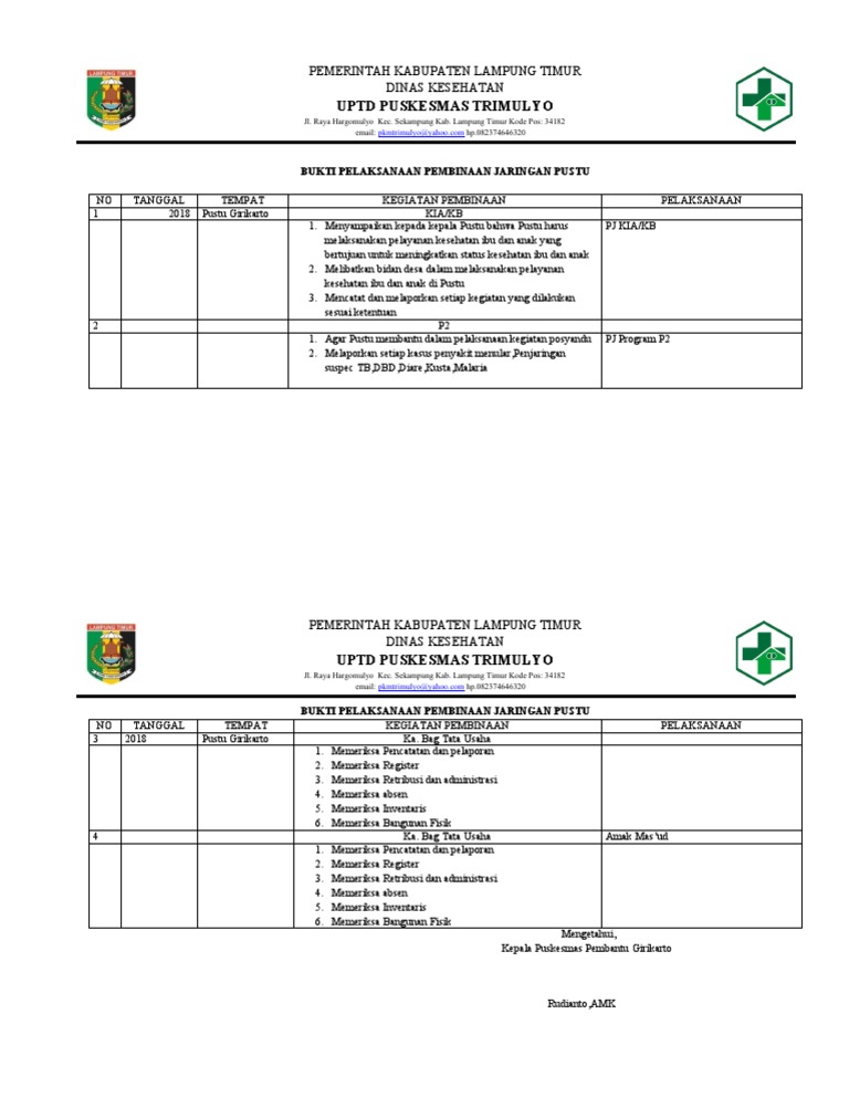 Pembinaan Pustu | PDF