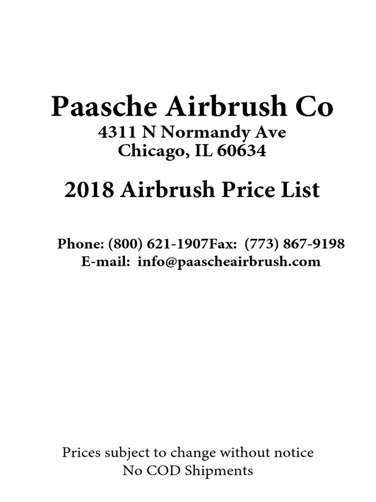 Paasche Airbrush Nail Stencils, 200 Designs