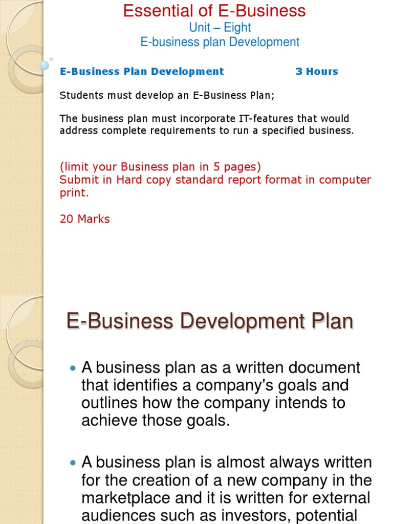 Chapter-8 Ebusiness Plan Development | PDF | Online Shopping ...