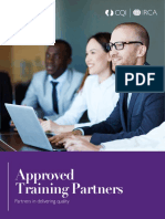 Approved Training Partners: Partners in Delivering Quality