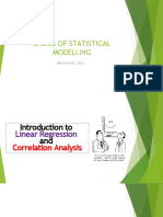 Basics of Statistical Modelling: Marnielle A. Salig