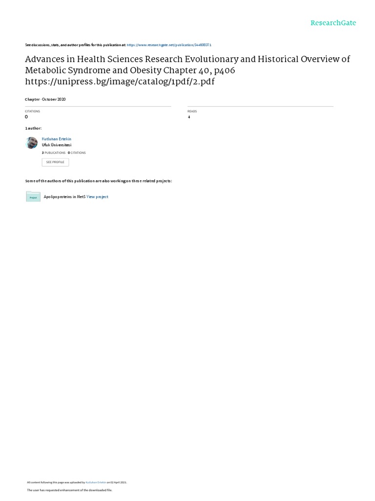 Advances in Health Sciences Research | PDF | Nursing | Patient