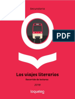 Proyecto Lector Los Viajes Literarios - Secundaria 2018