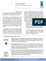 UNDP Dominican Republic: Support To The National Response and Recovery To Contain The Impact of COVID-19