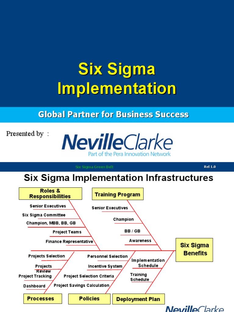 Six Sigma Implementation Guide | PDF | Six Sigma | Business