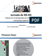 Claves en La Búsqueda de Empleo y La Entrevista Laboral - CAPACITARTE