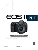 Advanced User Guide: These Operating Instructions Assume You Are Using EOS R6 Firmware Version 1.3.0 or Later