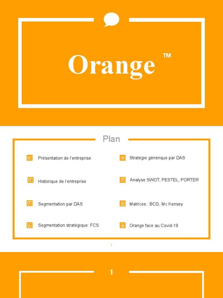 Présentation de l'entreprise Orange | PDF | Télécommunication ...