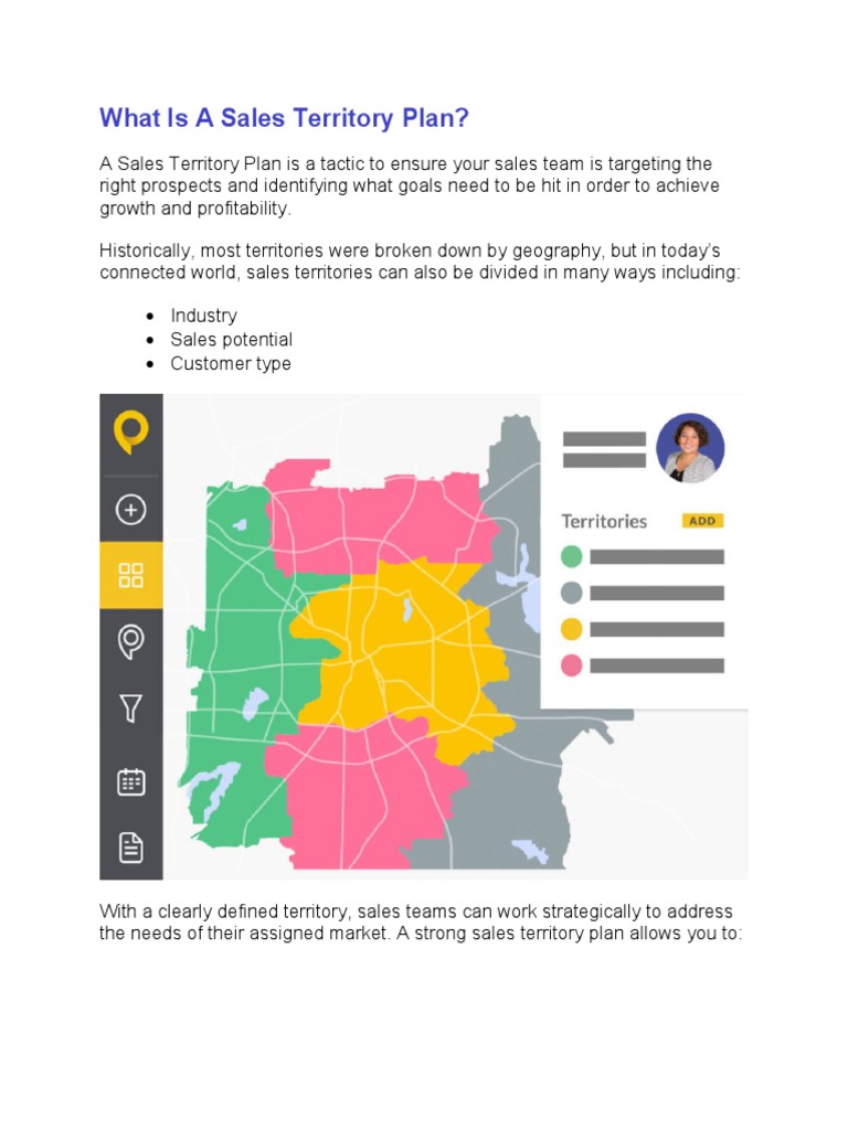 Sales Territory Planning Essentials | PDF