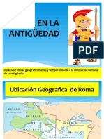 3° Básico Historia Ubicación Geogáfica y Temporal de Roma Antigua 09 de Septiembre