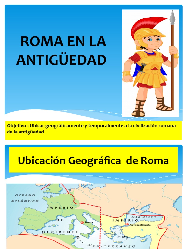 3° Básico Historia Ubicación Geogáfica y Temporal de Roma Antigua 09 de  Septiembre | PDF, image size:768x1024