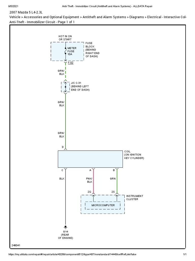 AntiTheft Immobilizer Circuit (Antitheft and Alarm Systems