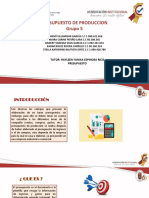 Diapositivas de Presupuesto de Produccion Grupo 5