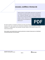 Módulo IV - Relações Interpessoais, Conflitos e Formas de Intervenção