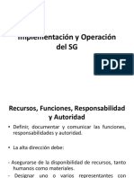 Implementación y Operación