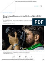 Fotógrafo y Militante - Quién Era Nicolás, El Hijo de Pablo Avelluto - LA NACION