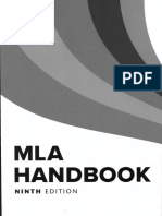 Mla Handbook Ninth Edition